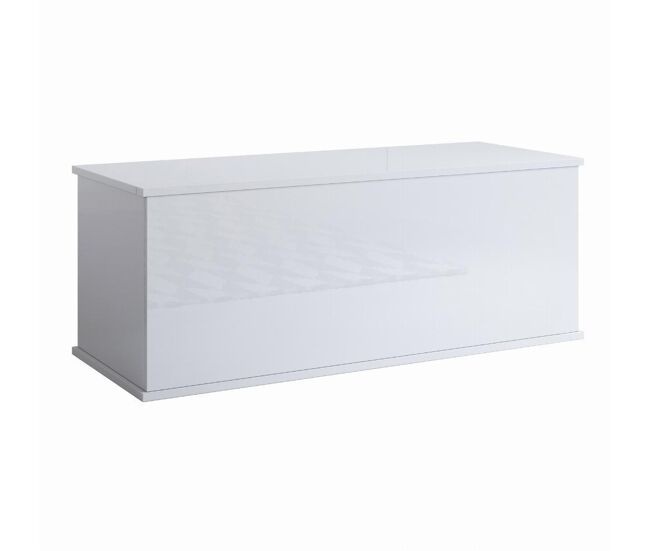 Baúl dormitorio blanco 100x40x40 1 puerta ariel muebles bonitos