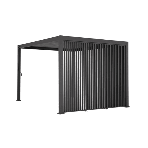 Persiana vertical 130cm para pérgola bioclimática 4x3m Triomphe, Triomphe persiana vertical 130cm, Antracite, 123.5x123.5x236 cm