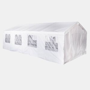 4x8m tenda de receção, Lutecia, Branco, 795x397x277 cm