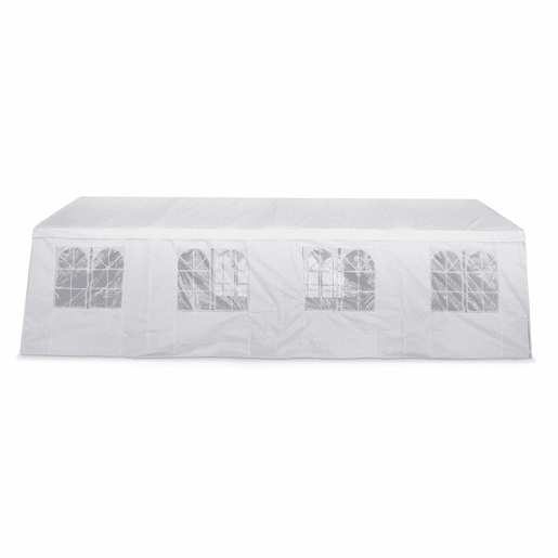 4x8m tenda de receção, Lutecia, Branco, 795x397x277 cm