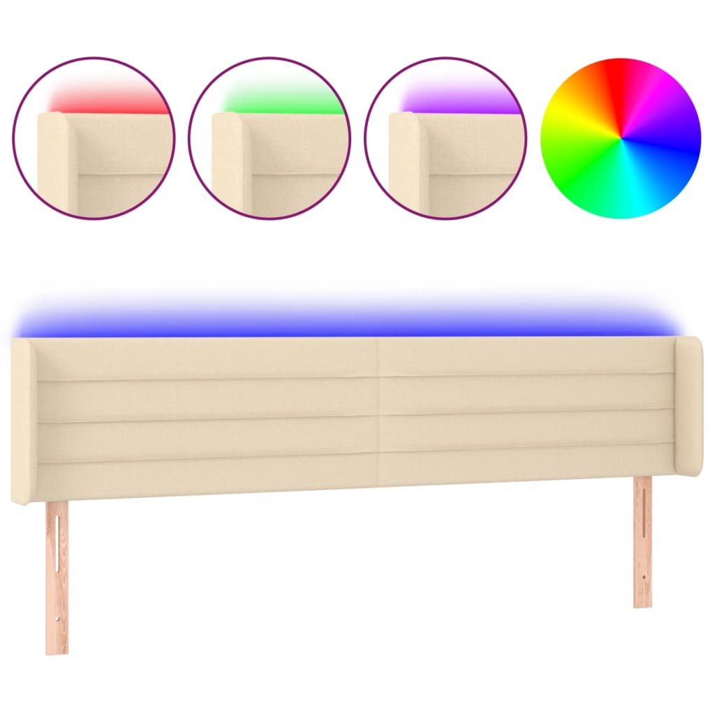 Cabecero Con Led 183 Crema