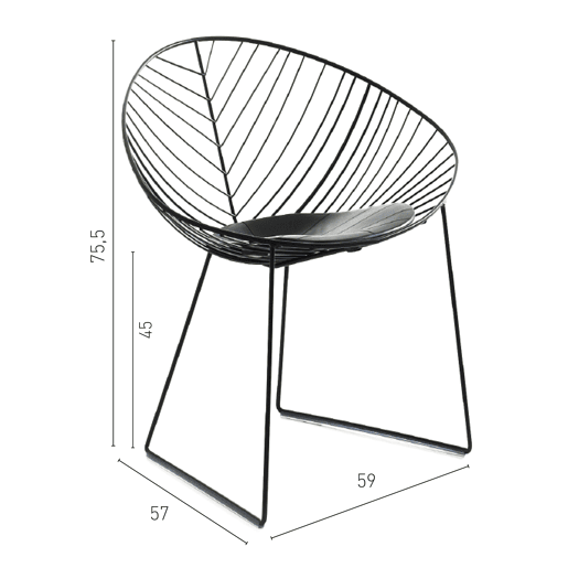 Cadeira Mons Preta com Encosto Ergonômico e Assento Acolchoado, Ideal para Escritório ou Estúdio, com Design Moderno e Elegante
