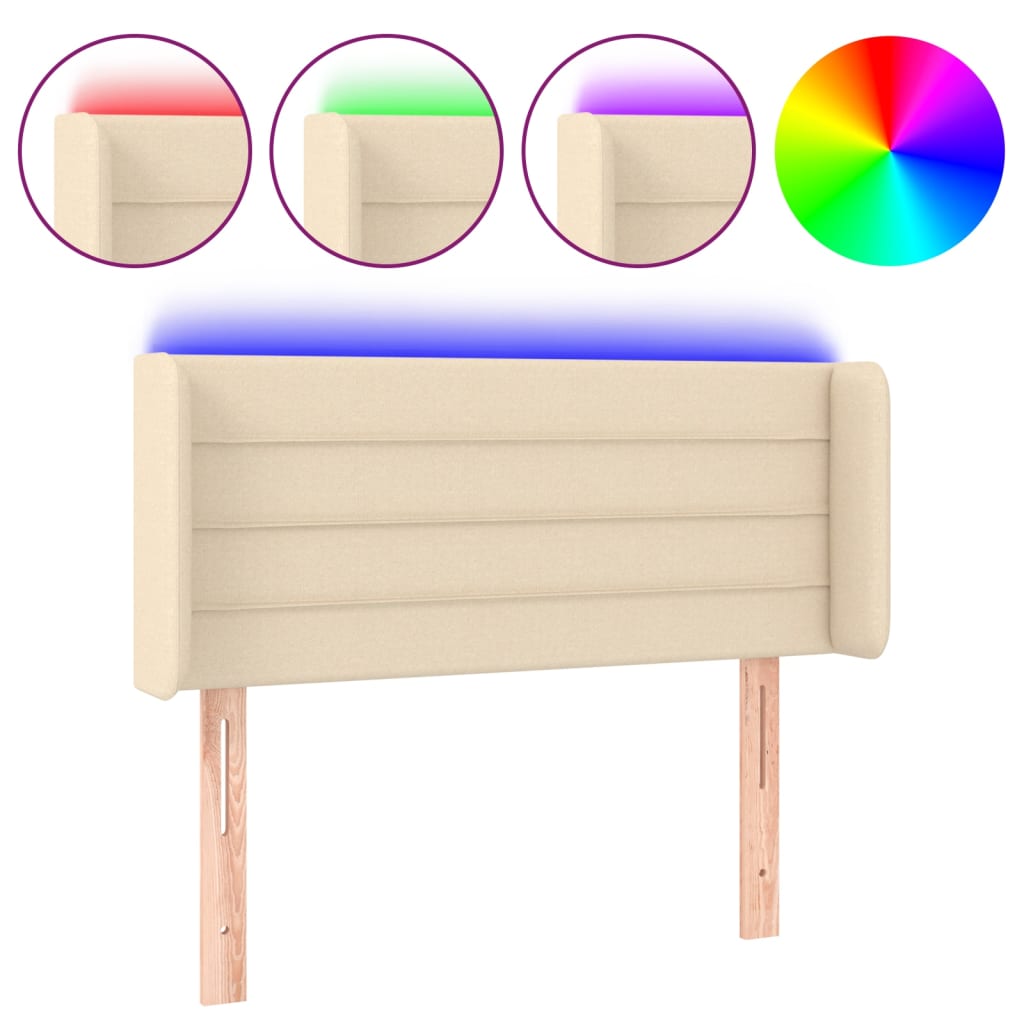 Cabecero Con Led 83 Crema