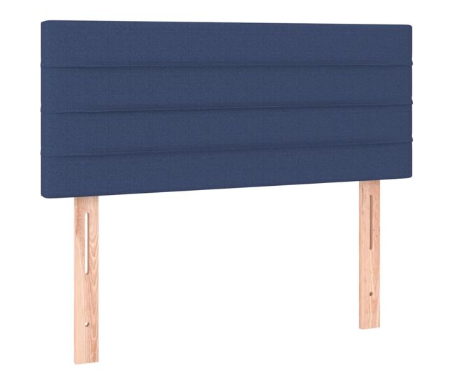 Vidaxl cabecero de tela azul 90x5x78/88 cm