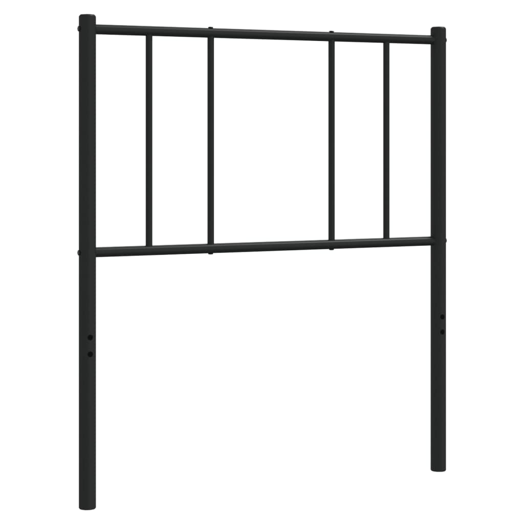 Vidaxl cabecero de metal negro 100 cm