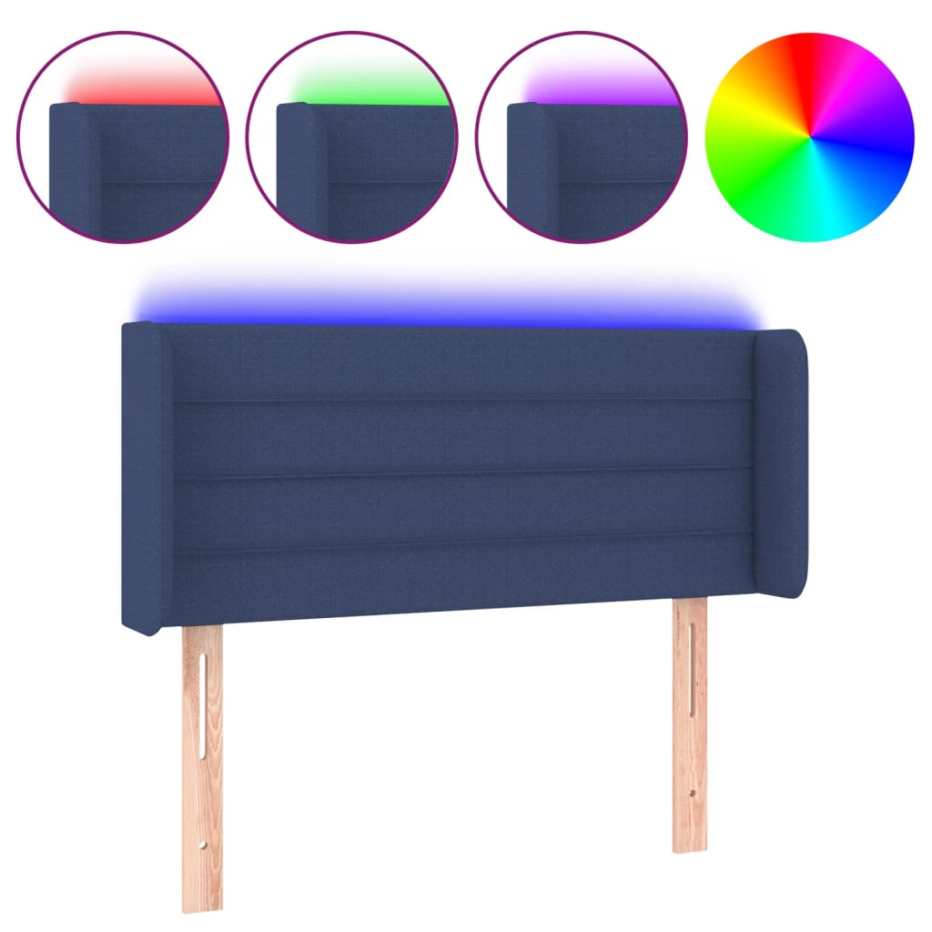 Cabecero Con Led 83 Azul