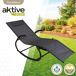 Pack 2 tumbonas mecedoras de jardín c/cojín Aktive Pack 2 tumbonas mecedoras de jardín c/cojín Aktive Gris