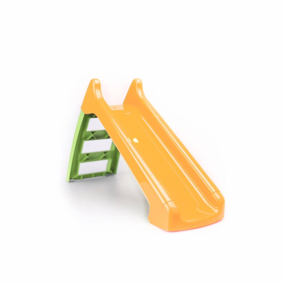 Pequeño tobogán para niños pequeños, 120cm, leo, verde, 124.3x38.8x72.4 cm