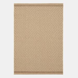 Tapis interiorexterior efeito juta cor natural, Douglas, 170x120x0.2 cm