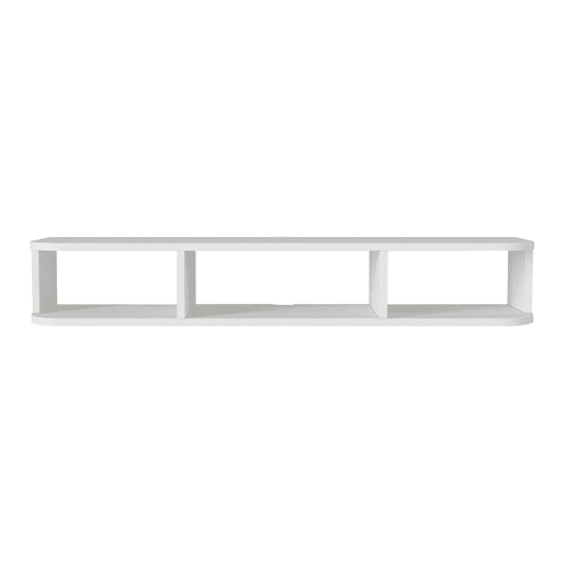 Prateleira de parede para TV Oundsvas 120x30x19 cm Branco en.casa