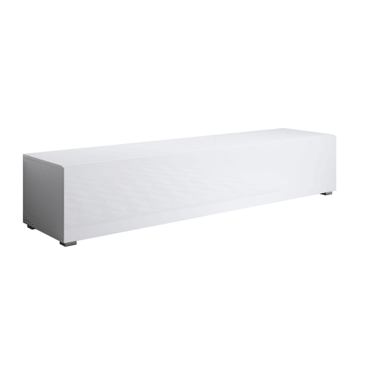 Móvel TV Sala de estar e jantar Branco 160x40x32 1 porta Luke H2 Muebles Bonitos