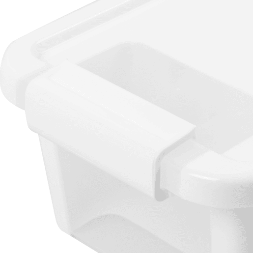 Curver Pack 5 caixas de arrumação com tampa Bi-Box 3L branco
