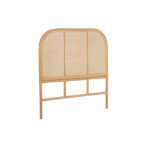 Cabeceira de vime natural e cana, Sumatra, 90x90x100 cm