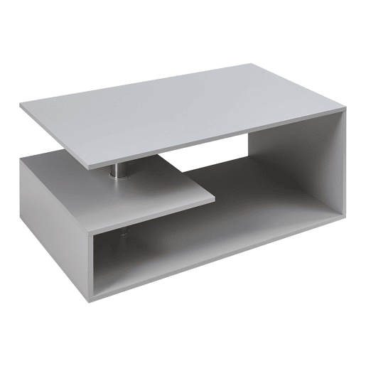 Mesa de centro Haarlem con gaveta 90x50x41 cm Cincento claro en.casa