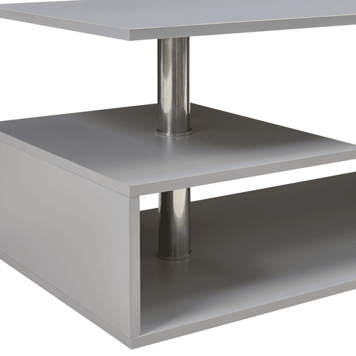 Mesa de centro Haarlem con gaveta 90x50x41 cm Cincento claro en.casa