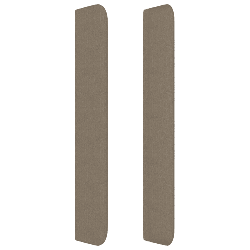 vidaXL Cabeceira cama abas tecido 183x16x118128 cm cinza-acastanhado vidaXL Cabeceira cama abas tecido 183x16x118128 cm cinza-acastanhado