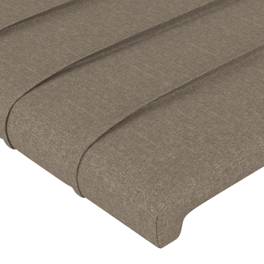 vidaXL Cabeceira cama abas tecido 183x16x118128 cm cinza-acastanhado vidaXL Cabeceira cama abas tecido 183x16x118128 cm cinza-acastanhado