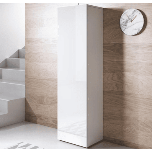 Vitrine Sala de estar e jantar Branco 40x29x167 1 porta Luke V4 Muebles Bonitos