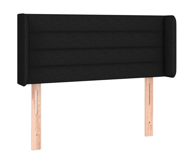 Vidaxl cabecero de tela negro 83x16x78/88 cm