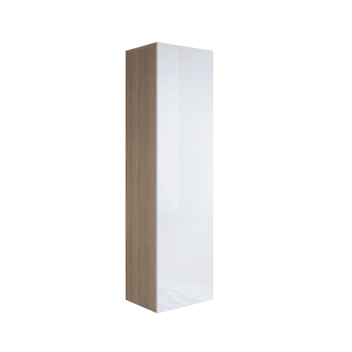 Vitrine Sala de estar e jantar SonomaBranco 40x29x165 1 porta Luke V4 Muebles Bonitos