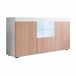 Aparador Salón comedor 3 puertas LED Natolia Muebles Bonitos 150 Aparador Salón comedor 3 puertas LED Natolia Muebles Bonitos 150 Blanco