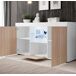 Aparador Salón comedor 3 puertas LED Natolia Muebles Bonitos 150 Aparador Salón comedor 3 puertas LED Natolia Muebles Bonitos 150 Blanco