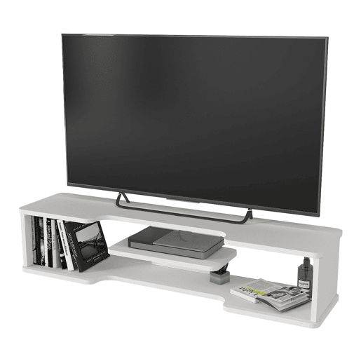 Móvel de TV suspenso Yrela 120x30x26 cm Branco en.casa