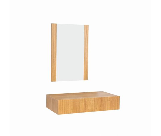 Recibidor entrada pasillo roble alba 80x42x97 1 cajón amira muebles bonitos