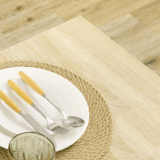 HOMCOM Mesa de Sala de Jantar para 4-6 Pessoas Mesa de Cozinha Retangular Estilo Moderno com Bancada de Melamina de Madeira Carga 50 kg 120x69x75 cm Carvalho