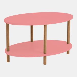 Mesa de centro Højreby 70x44x43 cm Cor-de-rosa en.casa