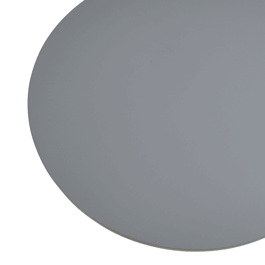 Mesa de centro Rindal redonda 80 x 42 cm Cinzento claro en.casa
