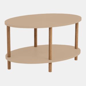 Mesa de centro Højreby 70x44x43 cm Cappuccino en.casa