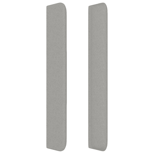 vidaXL Cabeceira cama c abas tecido 183x16x118128 cm cinzento-claro vidaXL Cabeceira cama c abas tecido 183x16x118128 cm cinzento-claro