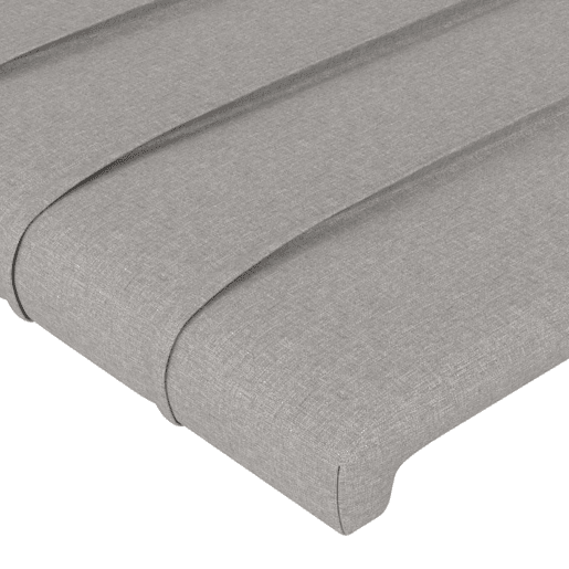 vidaXL Cabeceira cama c abas tecido 183x16x118128 cm cinzento-claro vidaXL Cabeceira cama c abas tecido 183x16x118128 cm cinzento-claro