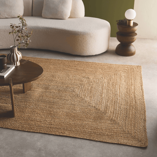 Tapete retangular de juta, natural, Padma, Natural, 80x150x1 cm Tapete retangular de juta, natural, Padma, Natural, 80x150x1 cm