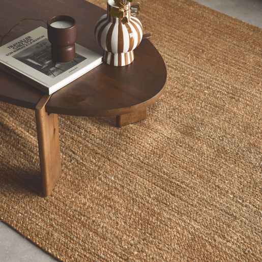 Tapete retangular de juta, natural, Padma, Natural, 80x150x1 cm Tapete retangular de juta, natural, Padma, Natural, 80x150x1 cm