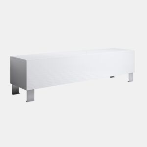 Móvel TV Sala de estar e jantar Branco 160x40x42 1 porta Luke H2 Muebles Bonitos