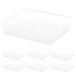 Curver Pack 7 cajas de almacenaje con tapa C-Box Curver Pack 7 cajas de almacenaje con tapa C-Box Transparente
