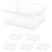 Curver Pack 6 cajas de almacenaje con tapa C-Box Curver Pack 6 cajas de almacenaje con tapa C-Box Transparente