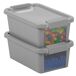 Curver Pack 5 cajas de almacenaje con tapa Bi-Box Curver Pack 5 cajas de almacenaje con tapa Bi-Box Gris
