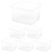 Curver Pack 6 cajas de almacenaje con tapa C-Box Curver Pack 6 cajas de almacenaje con tapa C-Box Transparente