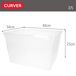 Curver Pack 6 cajas de almacenaje con tapa C-Box Curver Pack 6 cajas de almacenaje con tapa C-Box Transparente