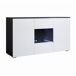 Aparador Salón comedor 3 puertas LED Luke A2 Muebles Bonitos 120 Aparador Salón comedor 3 puertas LED Luke A2 Muebles Bonitos 120 Blanco/ Negro