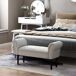 Banco de Cama Estructura de madera, espuma HOMCOM Banco de Cama Estructura de madera, espuma HOMCOM Gris