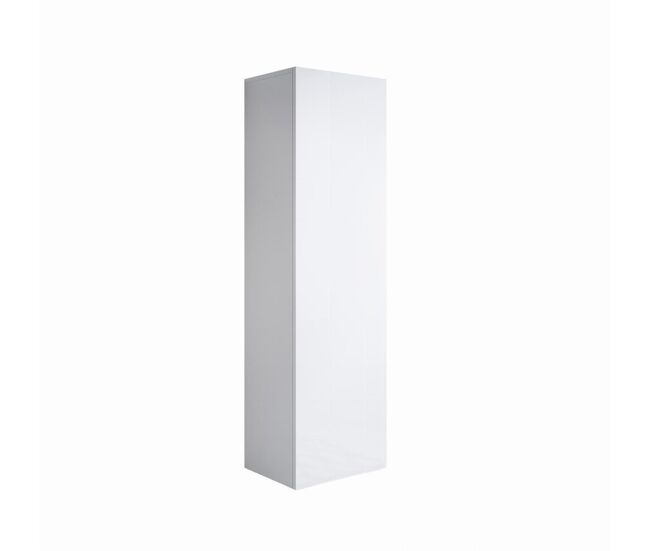 Vitrina salón comedor blanco 40x29x165 1 puerta luke v4 muebles bonitos