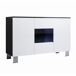 Aparador Salón comedor 3 puertas LED Luke A2 Muebles Bonitos 120 Aparador Salón comedor 3 puertas LED Luke A2 Muebles Bonitos 120 Blanco/ Negro