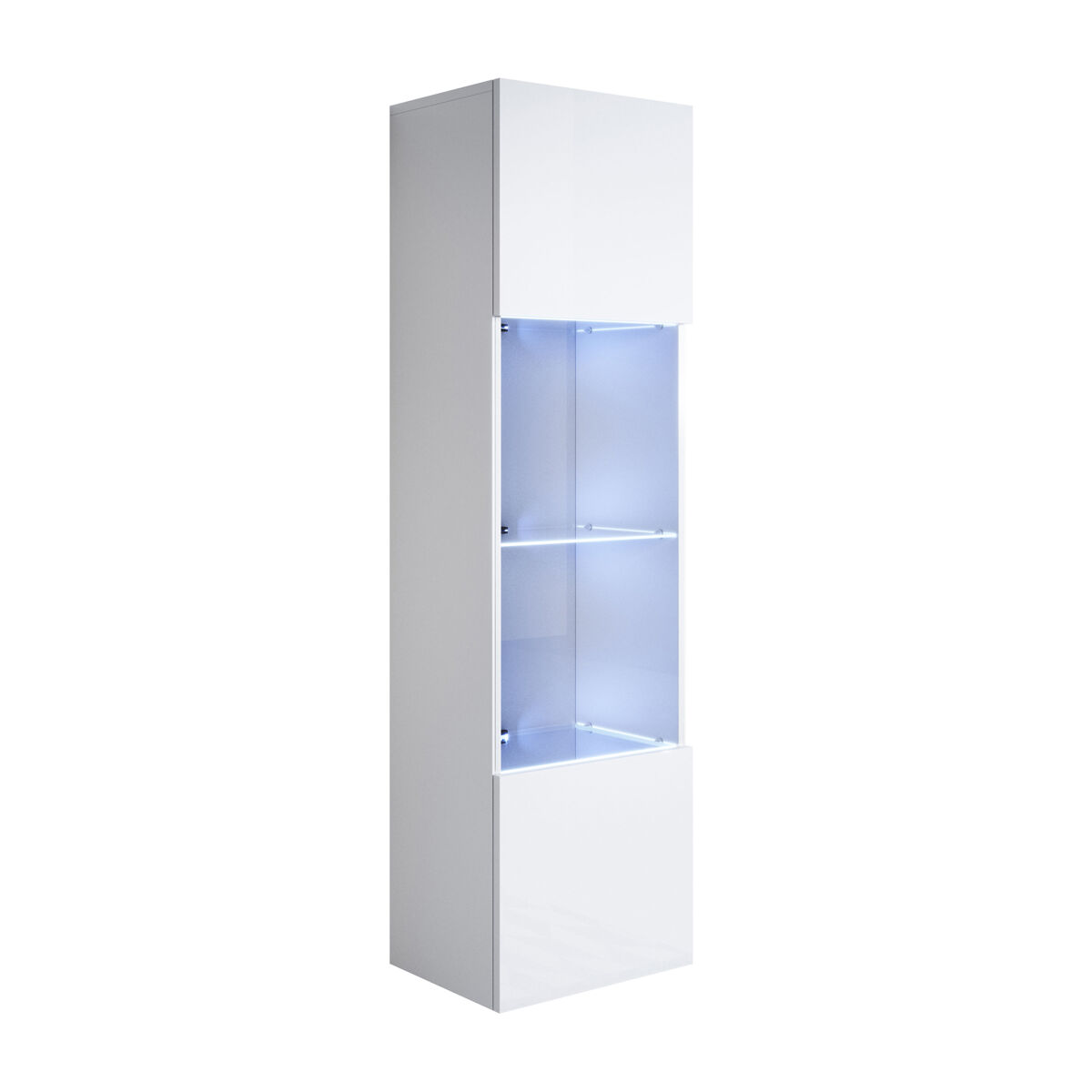 Vitrina Salón comedor 1 puerta LED Luke V6 Muebles Bonitos 40