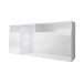 Aparador Salón comedor 3 puertas LED Clark Muebles Bonitos 150 Aparador Salón comedor 3 puertas LED Clark Muebles Bonitos 150 Blanco