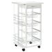 Carrito de Cocina MDF, pino, metal HOMCOM, hogar - cocina Carrito de Cocina MDF, pino, metal HOMCOM, hogar - cocina Blanco