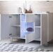Aparador Salón comedor 3 puertas LED Luke A2 Muebles Bonitos 120 Aparador Salón comedor 3 puertas LED Luke A2 Muebles Bonitos 120 Blanco